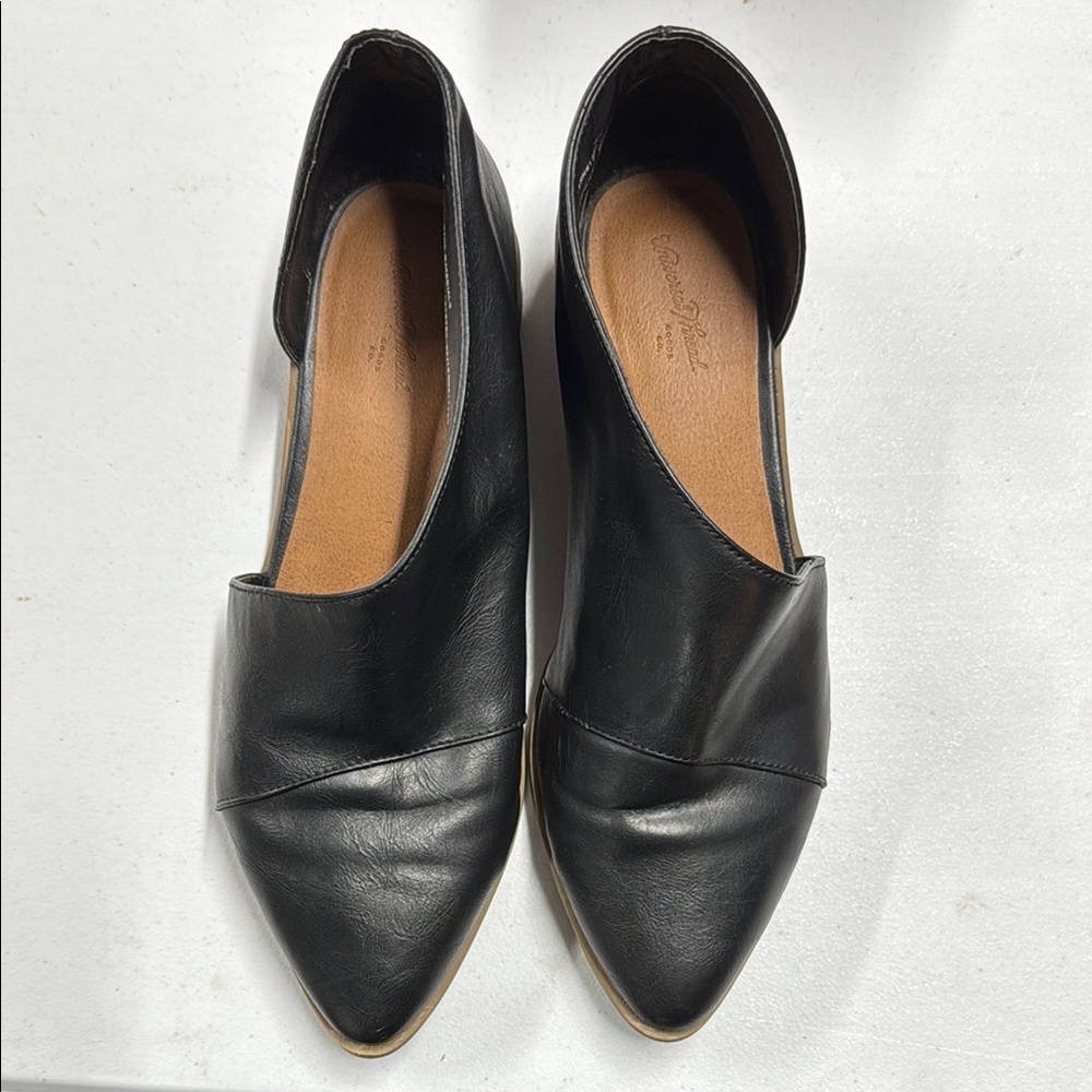 Black Leather Women's Shoes